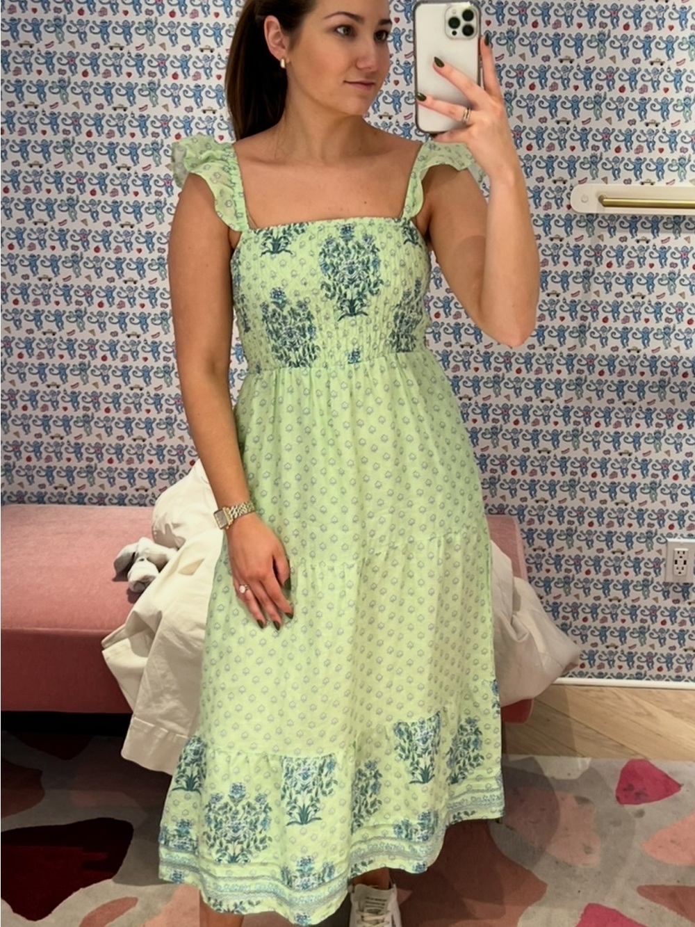 Roller Rabbit green dress